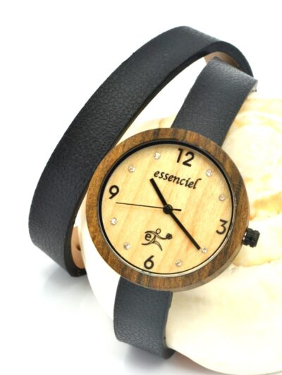 Montre Charlyne, Ebène, www.LaTribu.shop