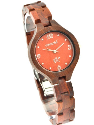 Montre en bois Carla, Palissandre, www.LaTribu.shop