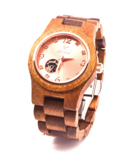 Montre en bois automatique Oceane, Chêne, www.LaTribu.shop