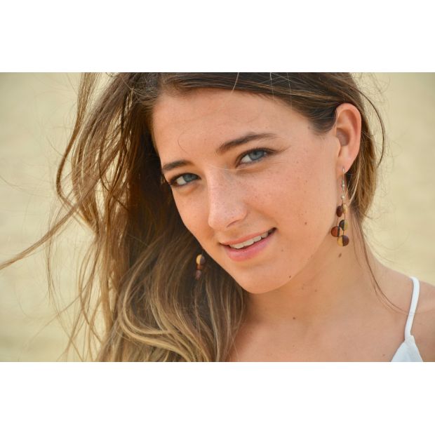 Boucles d'oreilles Xenia, bicolore, www.LaTribu.shop (2)