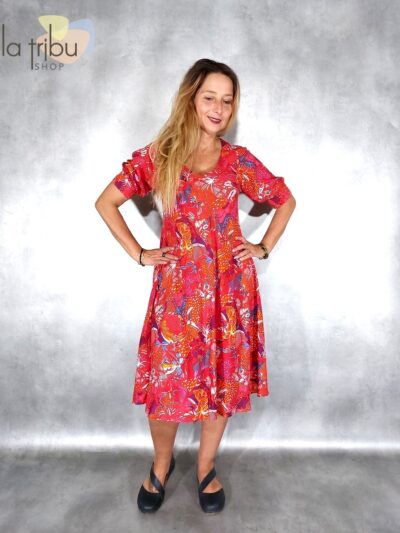 Robe Kali-Yog Ashwa, Red fire, www.LaTribu.shop (1)